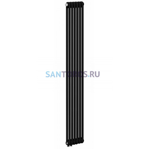 Стальной трубчатый радиатор RIFAR TUBOG TUB 2180 - 6 секций (Черный янтарь) TUB 2180-06-BM